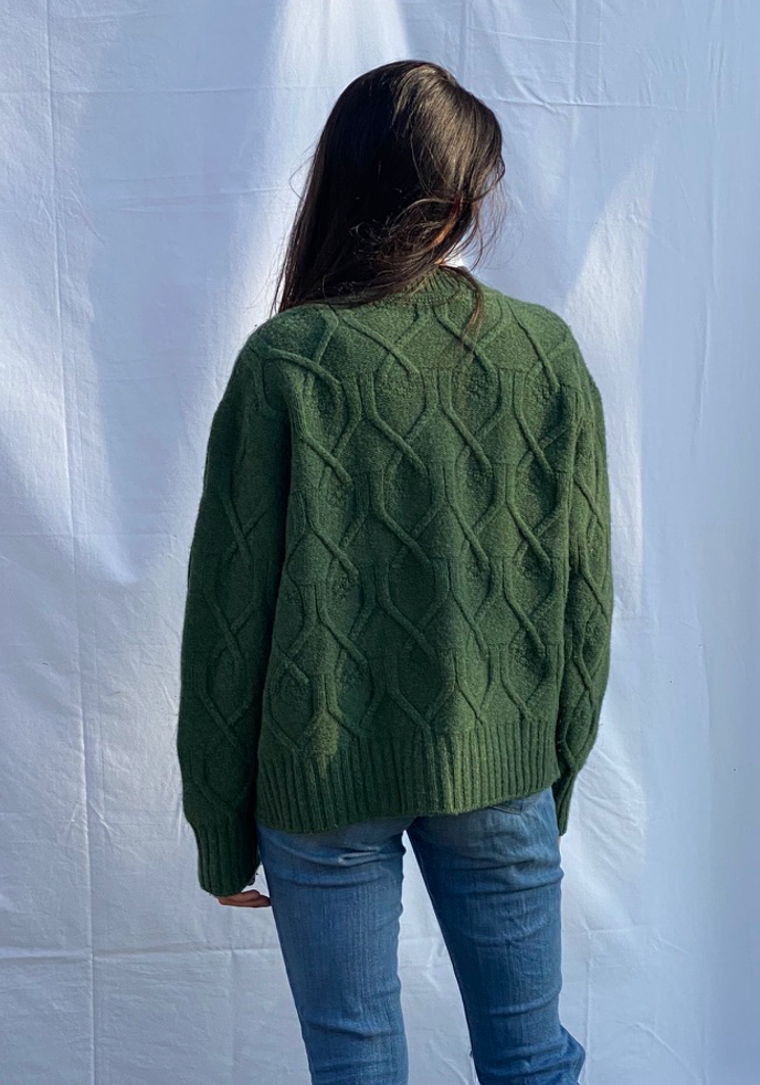 T H E Cable Knit Cardigan (pre-order)