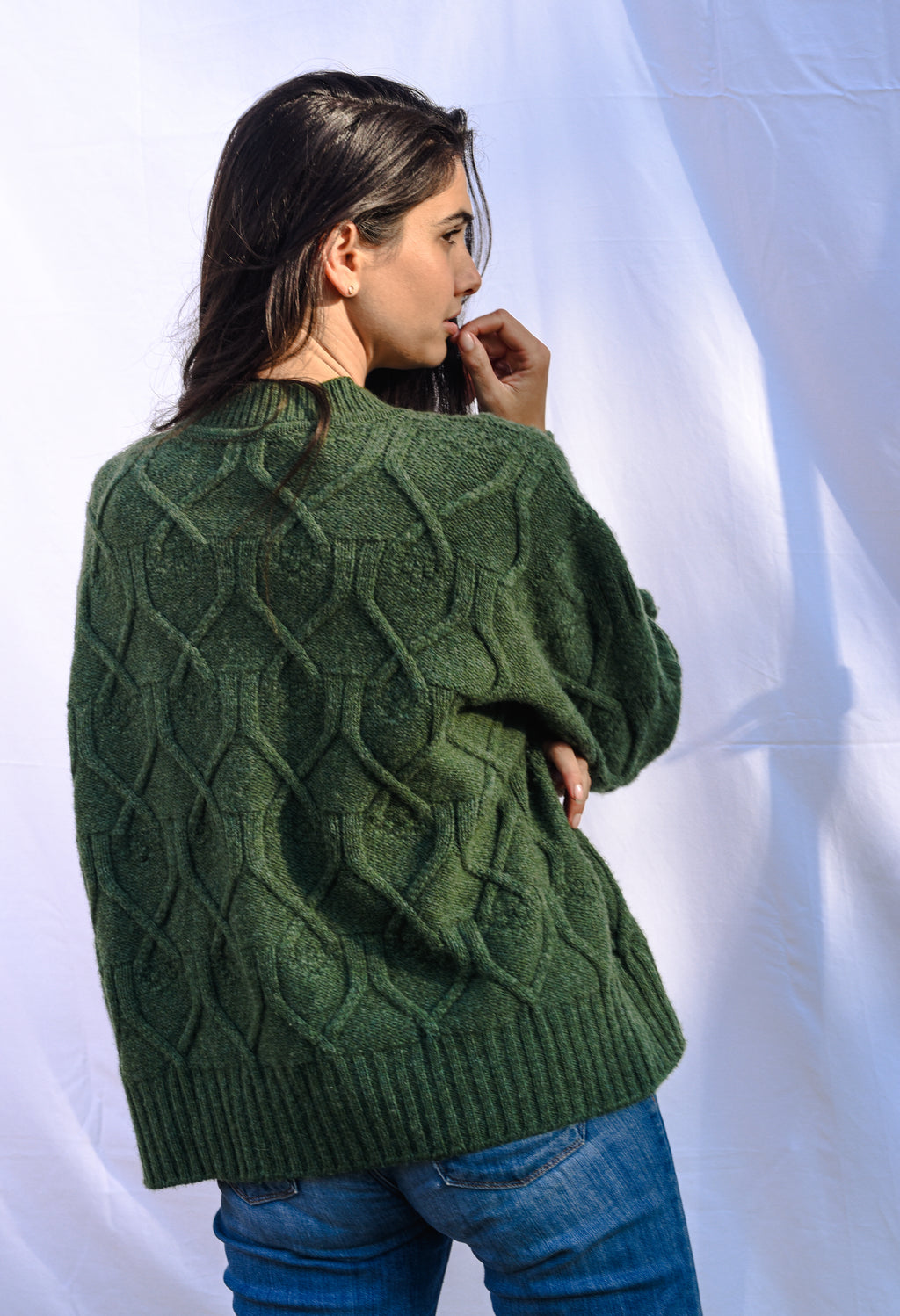 T H E Cable Knit Cardigan (pre-order)