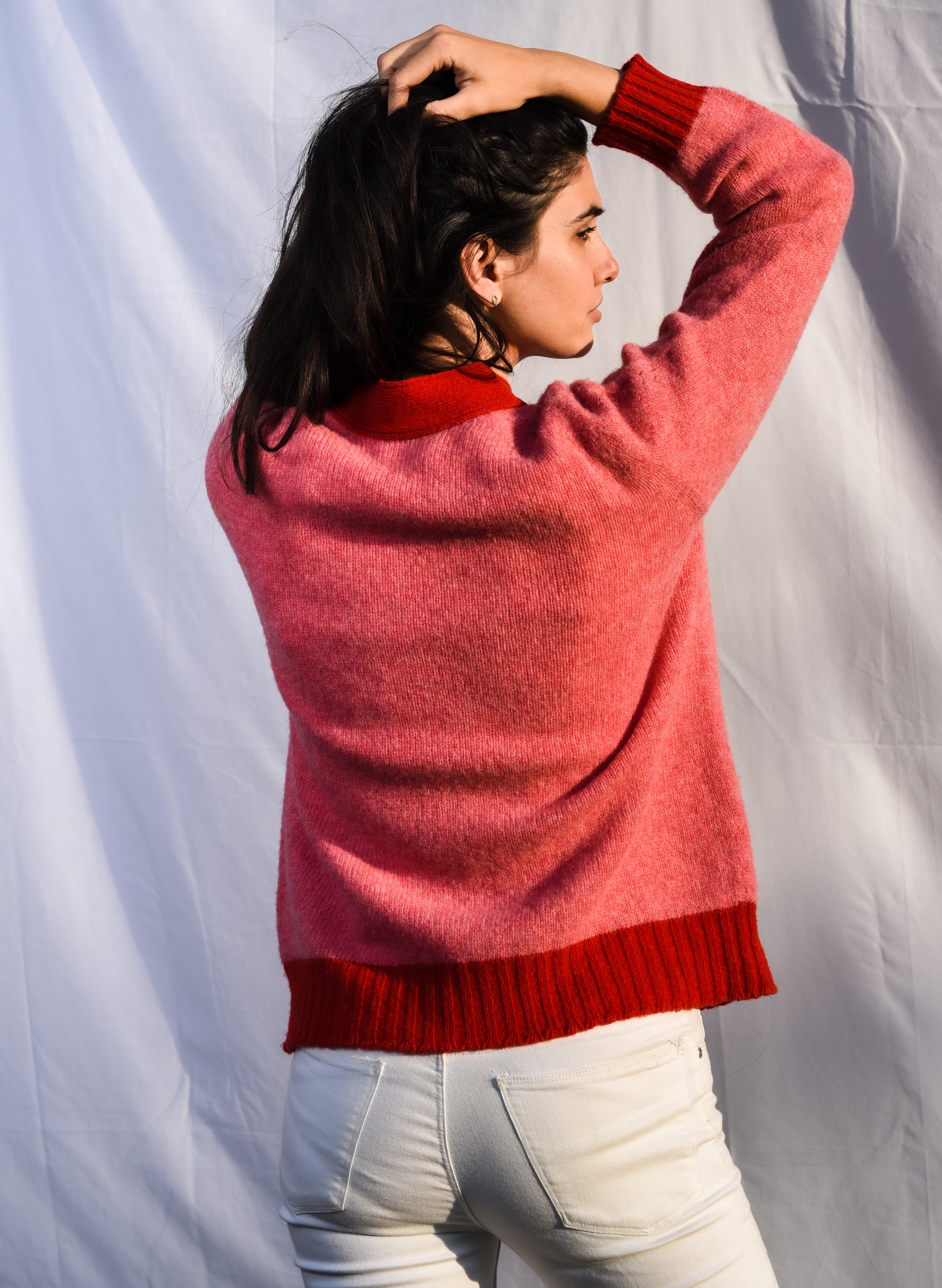 T H E Contrast Cardigan (pre-order)