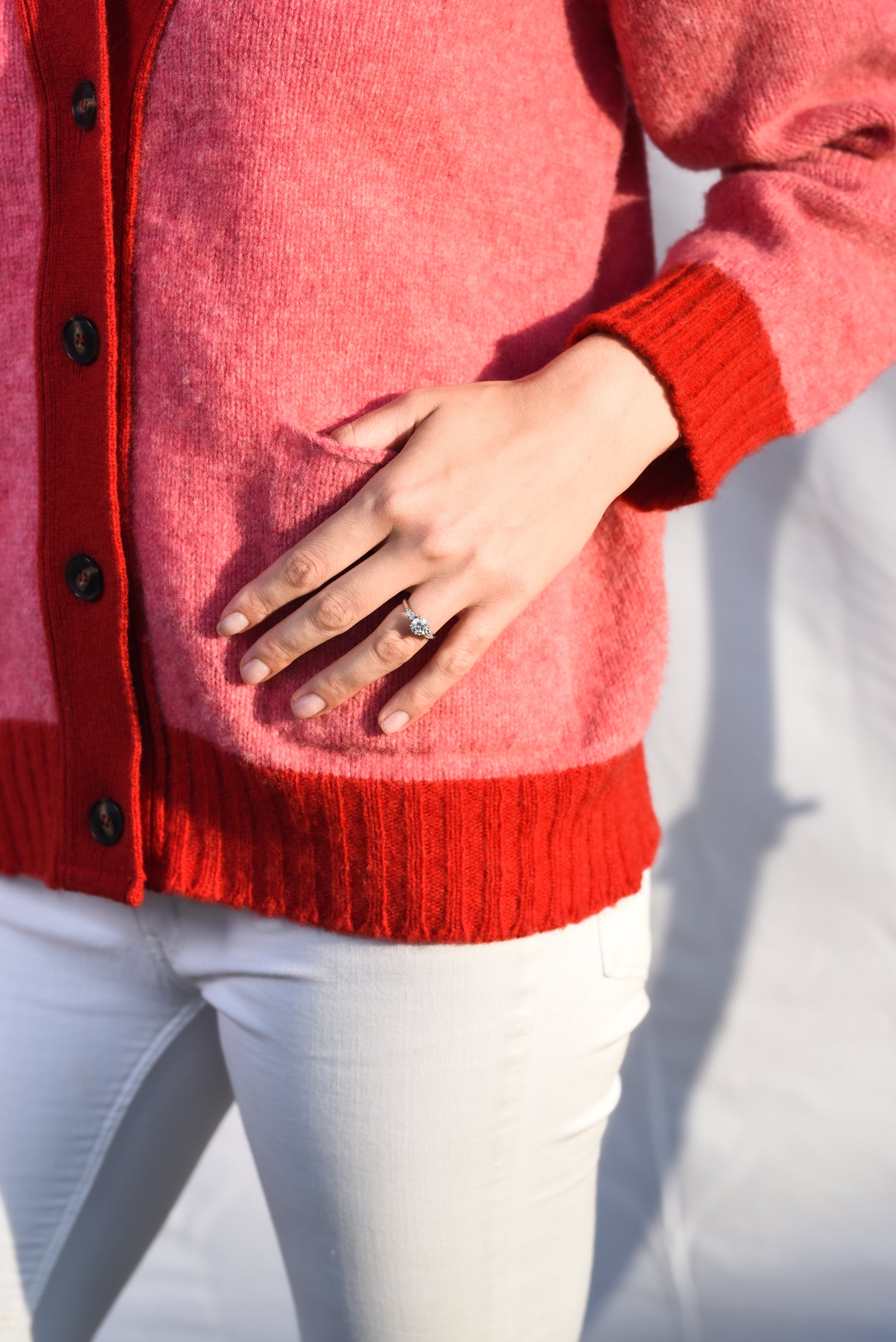 T H E Contrast Cardigan (pre-order)
